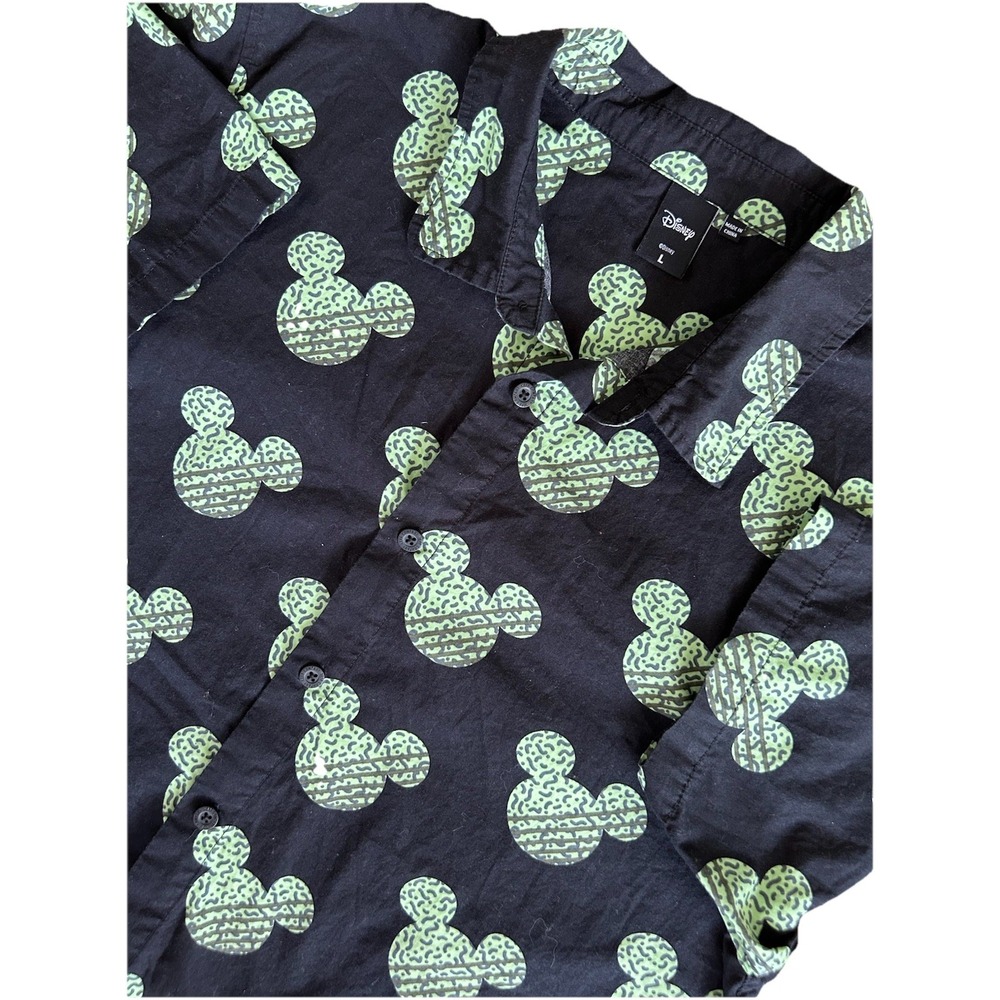 Mickey Mouse Short Sleeve Men's Shirt By Neff Size Large But Check Measurements